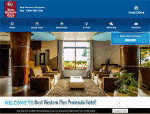 Tablet Screenshot of peninsula-tz.com